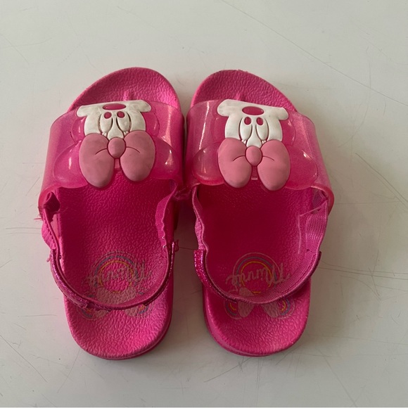 Girls Minnie Mouse Sandals size 7-8 - Picture 2 of 6